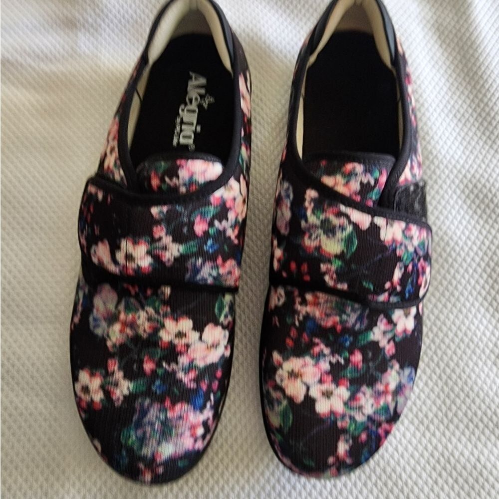 Alegria Multicolor Floral Slip-Ons